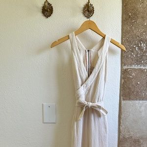 Cream Jumpsuit